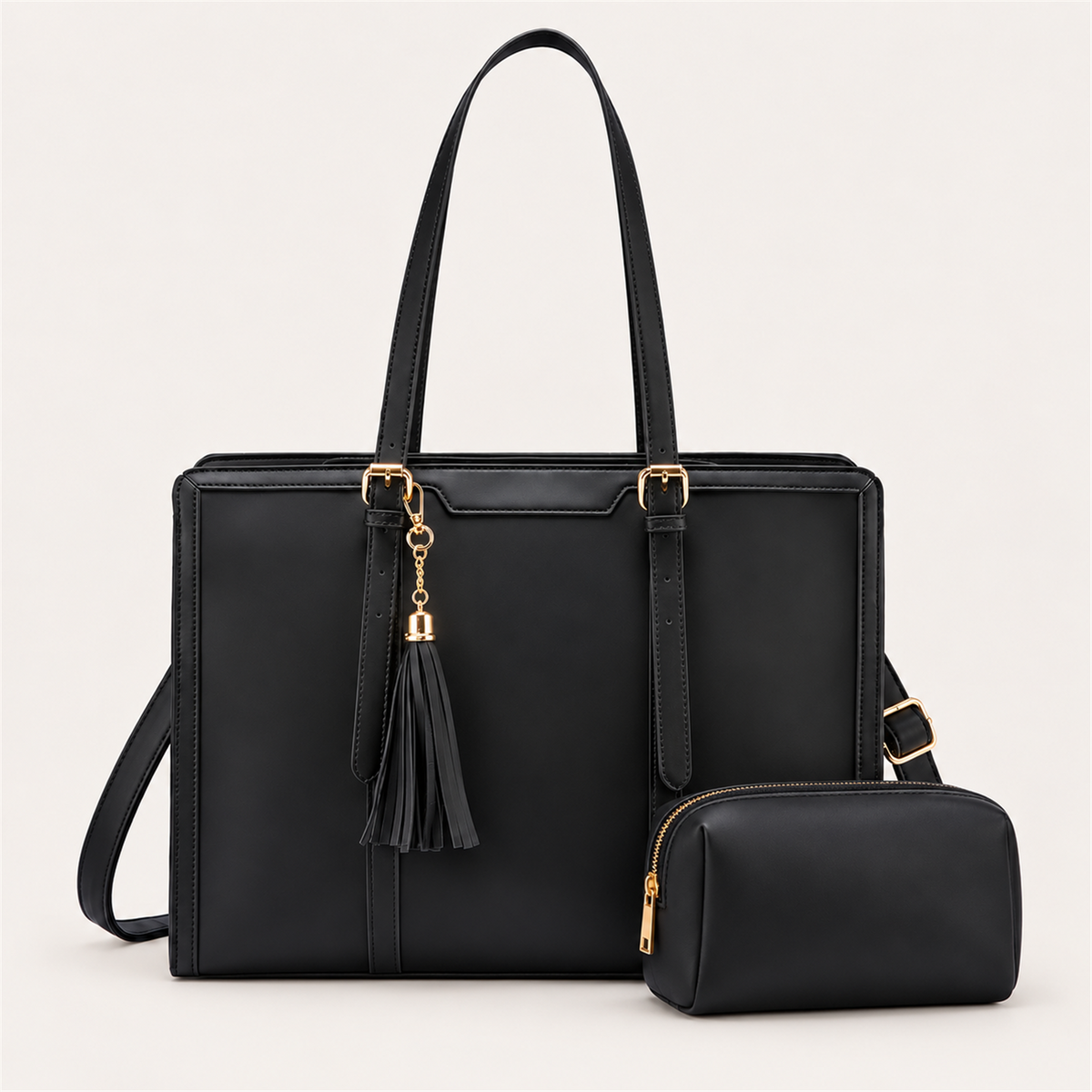 LiviaTote | Elegante laptoptas met bijpassend etui 15.6" 17.3"