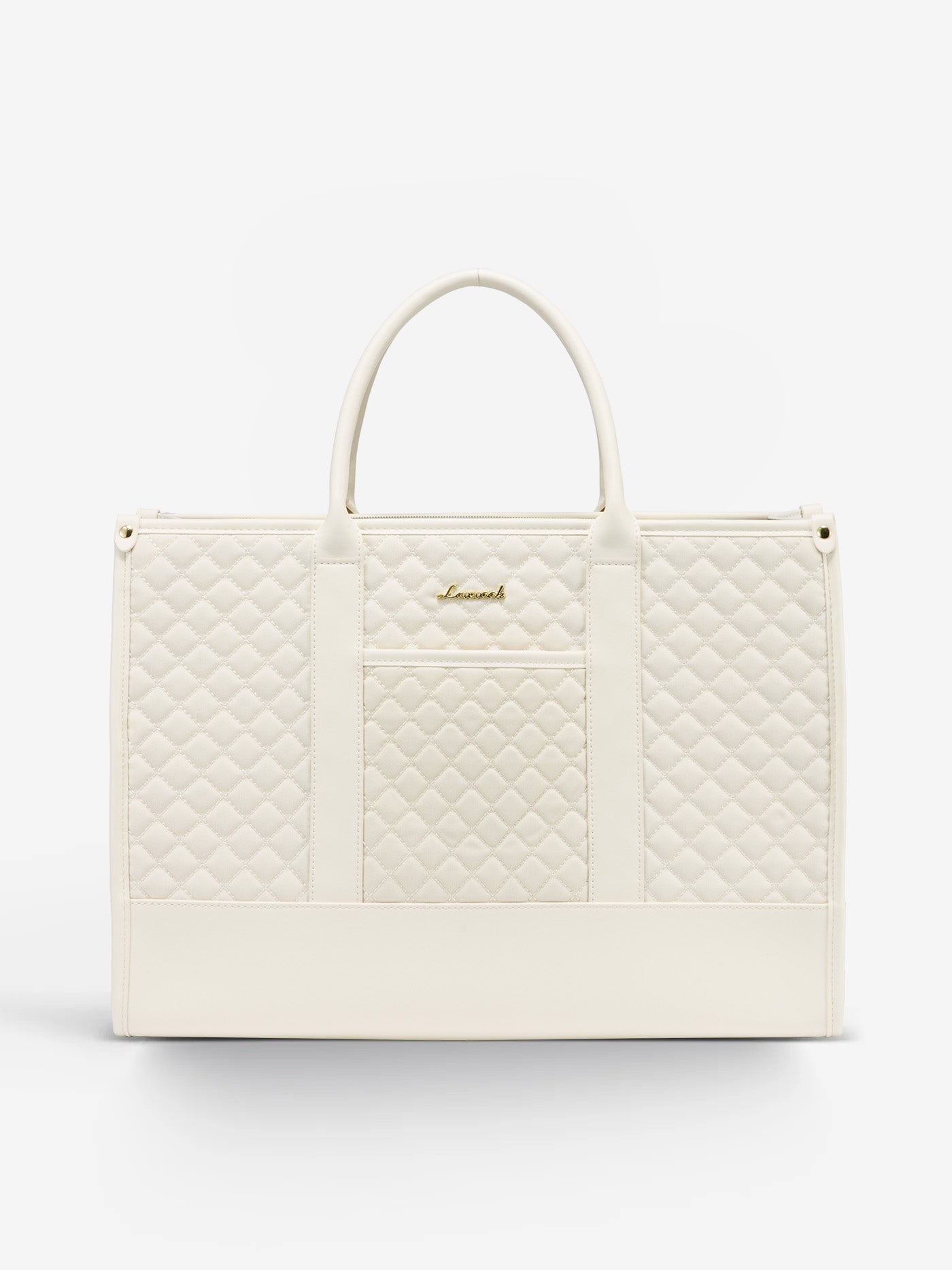 2 Pcs Quilted Laptop Tote Bag, 15.6" 17"