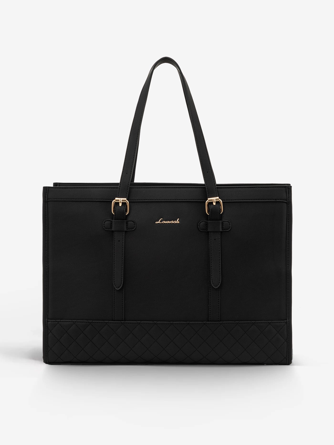 2Pcs Canvas Laptop Tote Bag, 15.6"