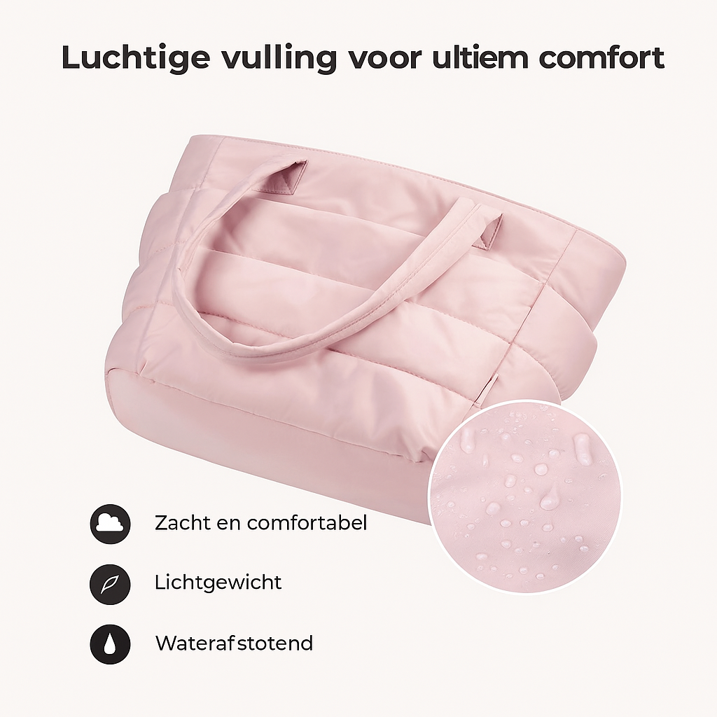 PuffyTote™ - Stijlvol, ruim én multifunctioneel