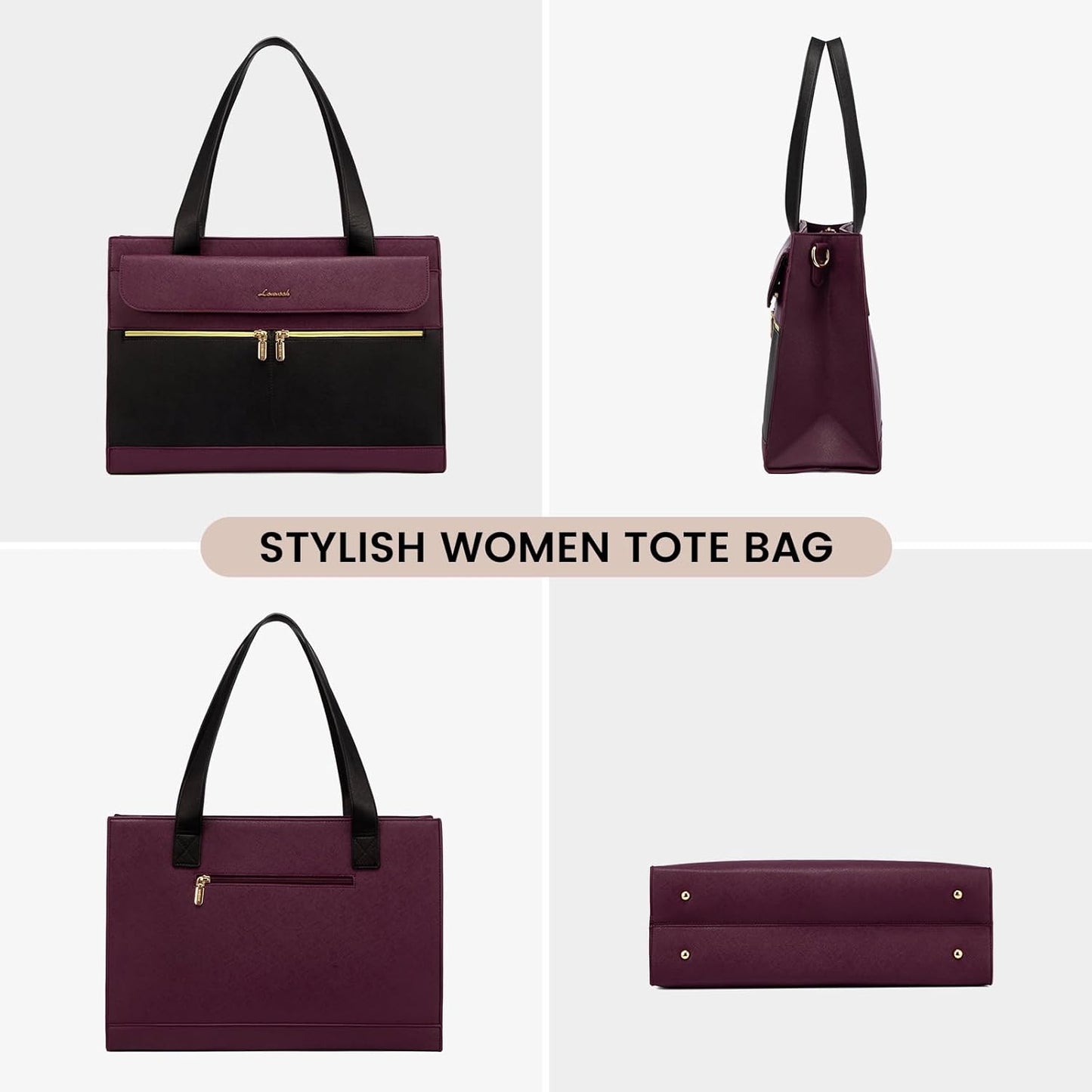 2Pcs Aphrodite Tote Bag, 15.6"