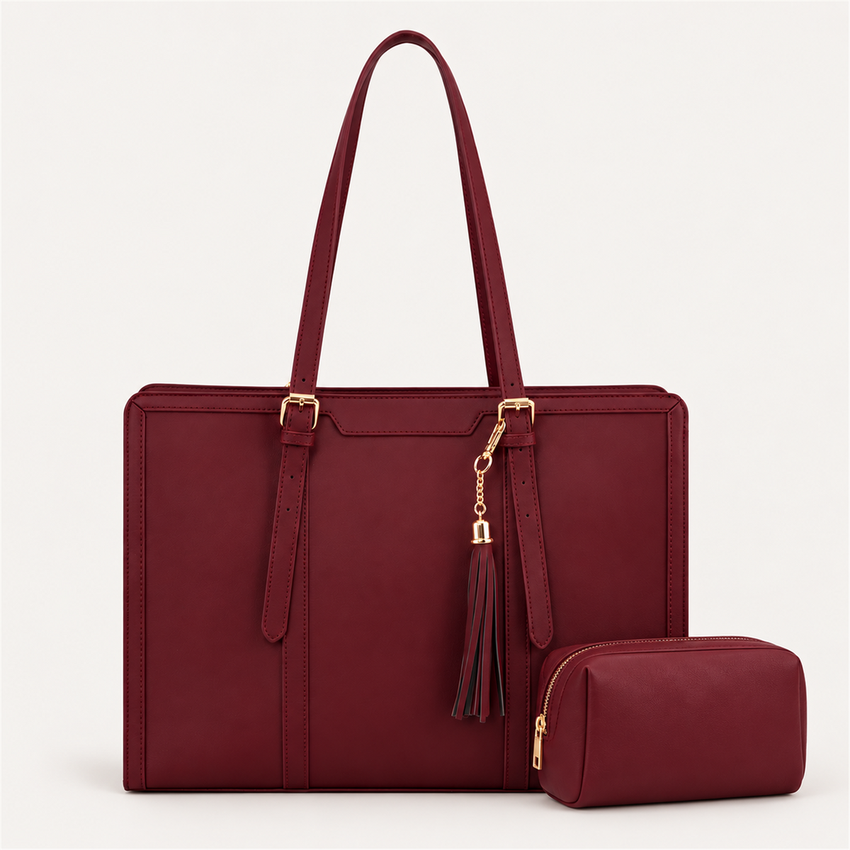 LiviaTote | Elegante laptoptas met bijpassend etui 15.6" 17.3"