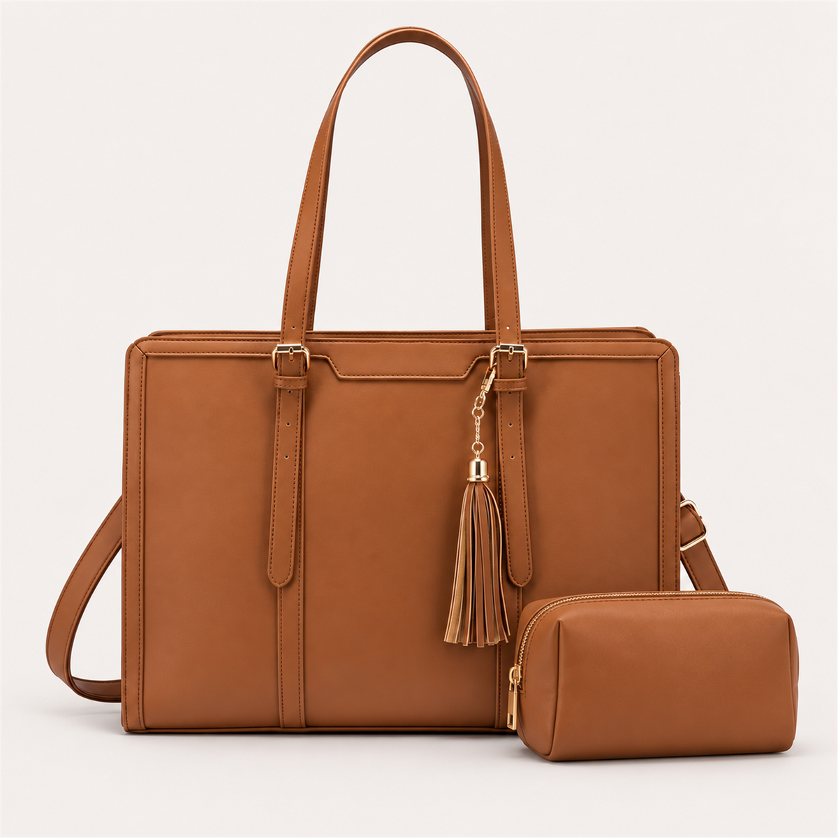 LiviaTote | Elegante laptoptas met bijpassend etui 15.6" 17.3"