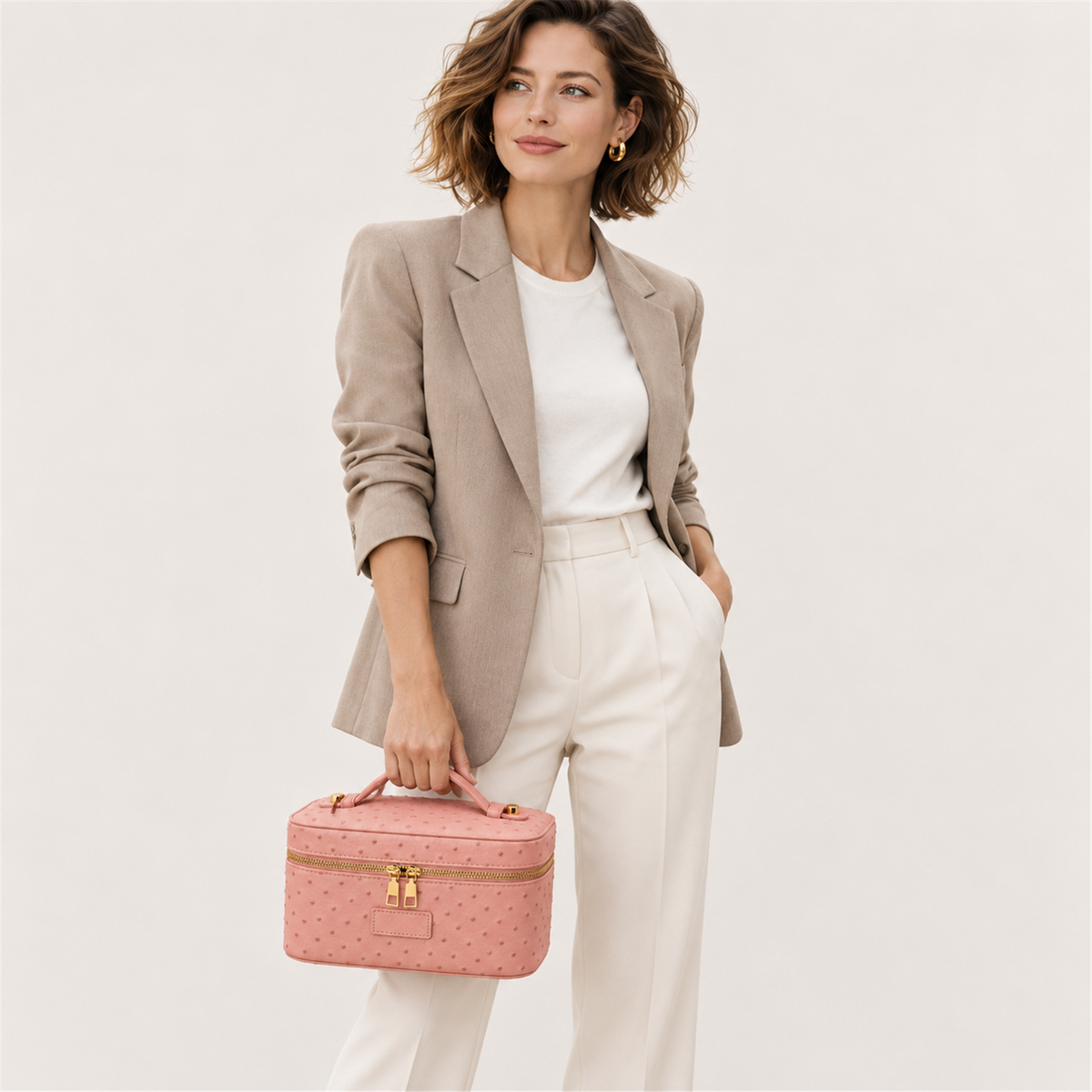 EloraCase – Compacte beautycase met dubbele rits
