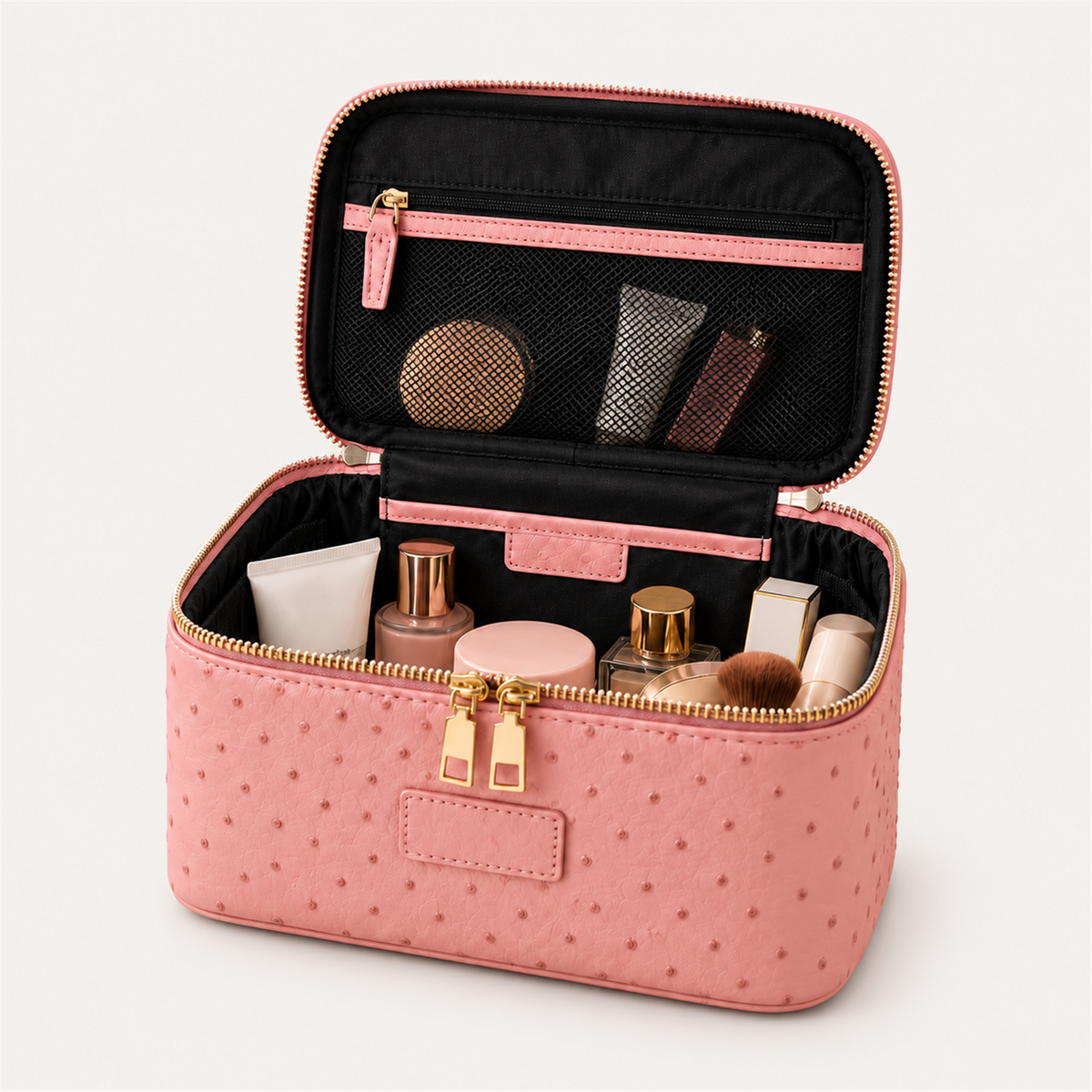EloraCase – Compacte beautycase met dubbele rits