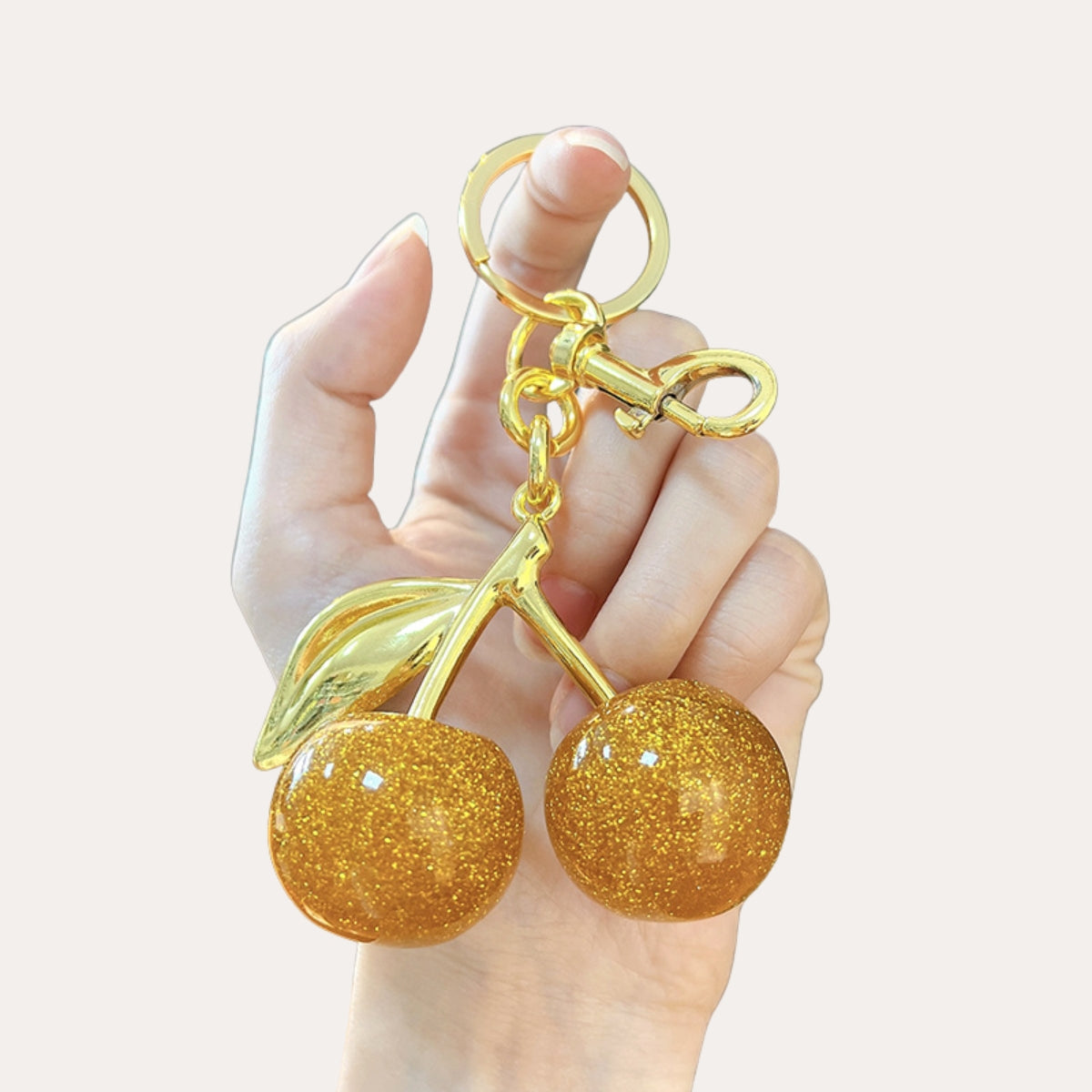 GlitterCherryKey™ – Stijlvolle Kersen Sleutelhanger
