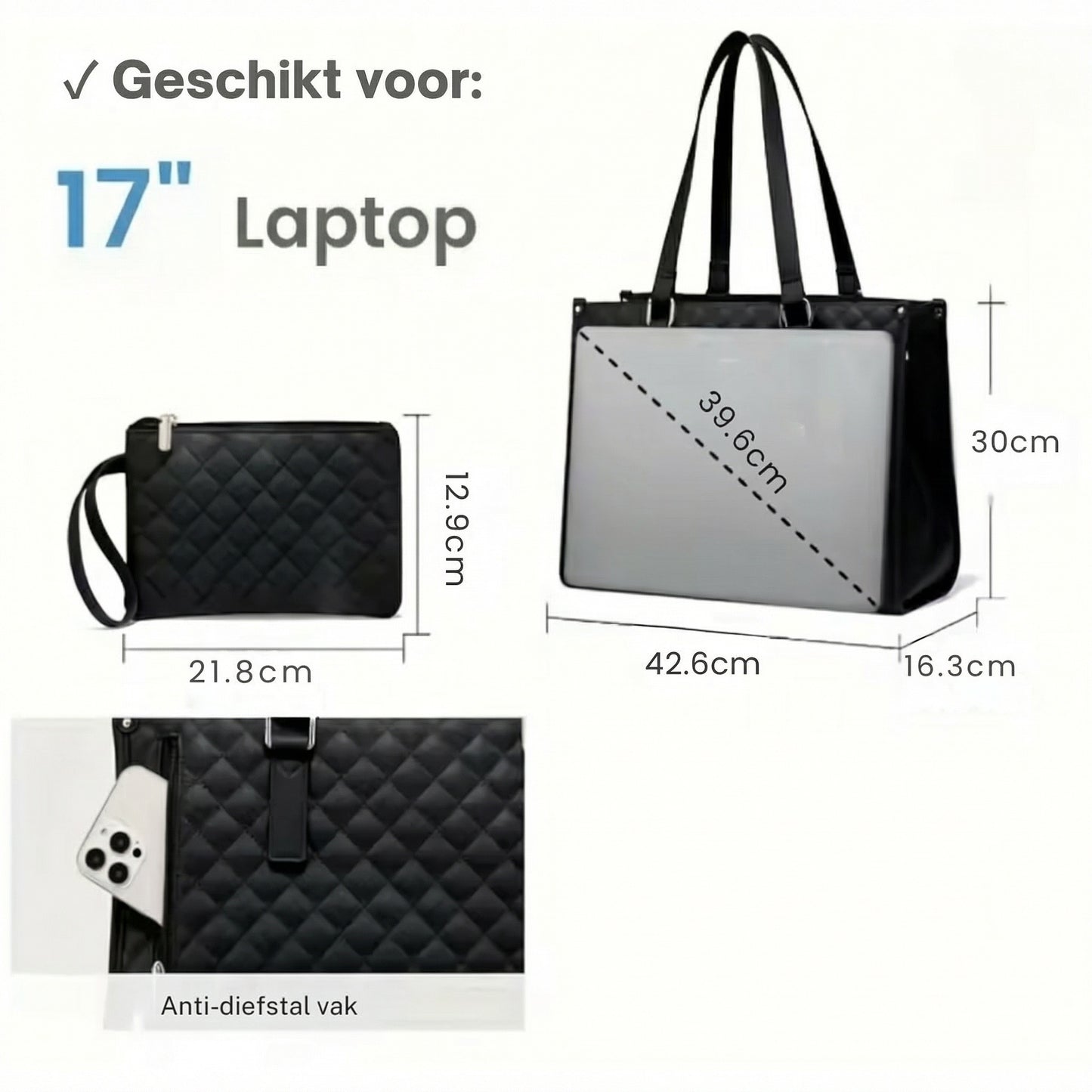 LuxeLuncher™ – De stijlvolle lunchtas + gratis pouch