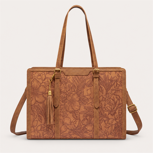 LiviaTote | Elegante laptoptas met bijpassend etui 15.6" 17.3"