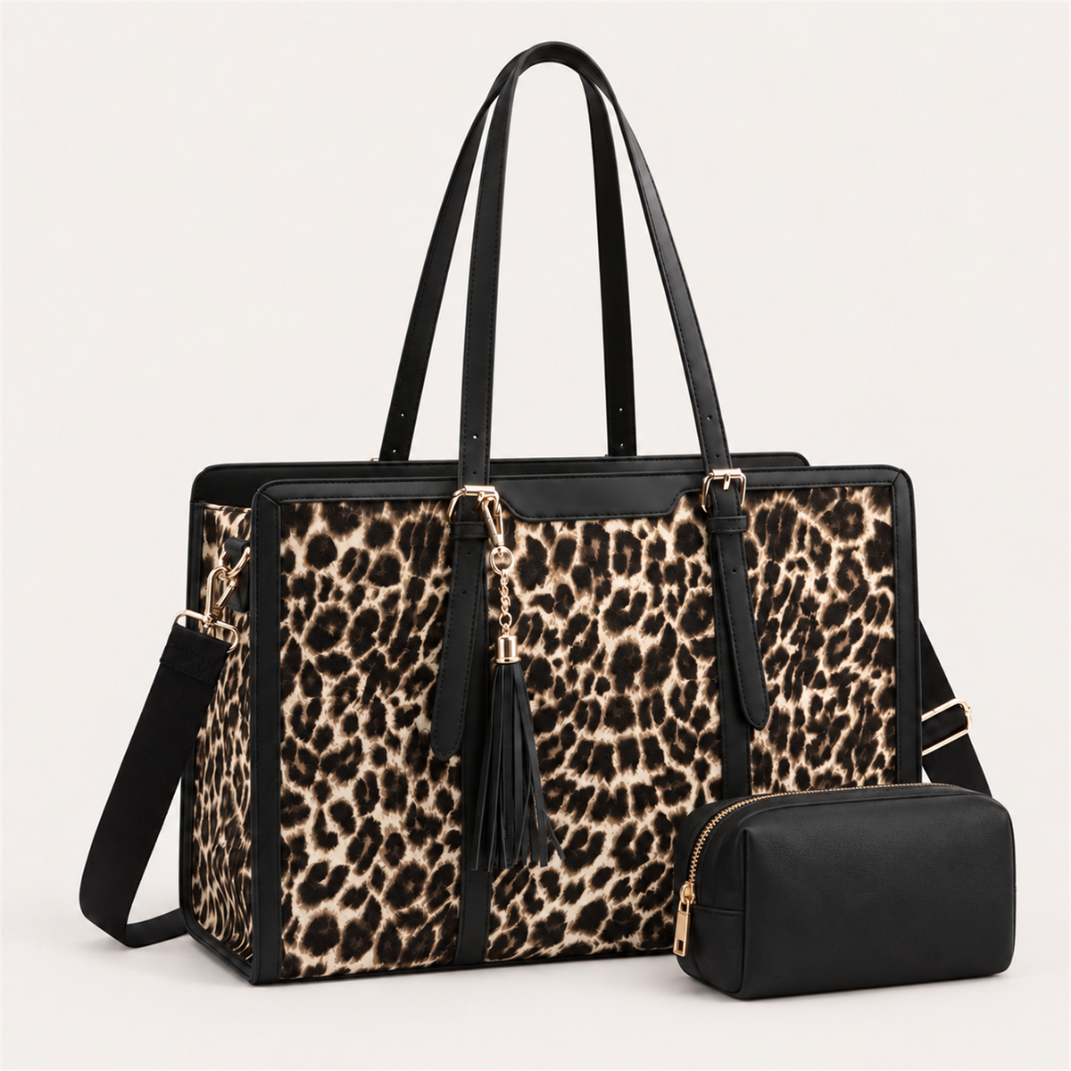 LiviaTote | Elegante laptoptas met bijpassend etui 15.6" 17.3"