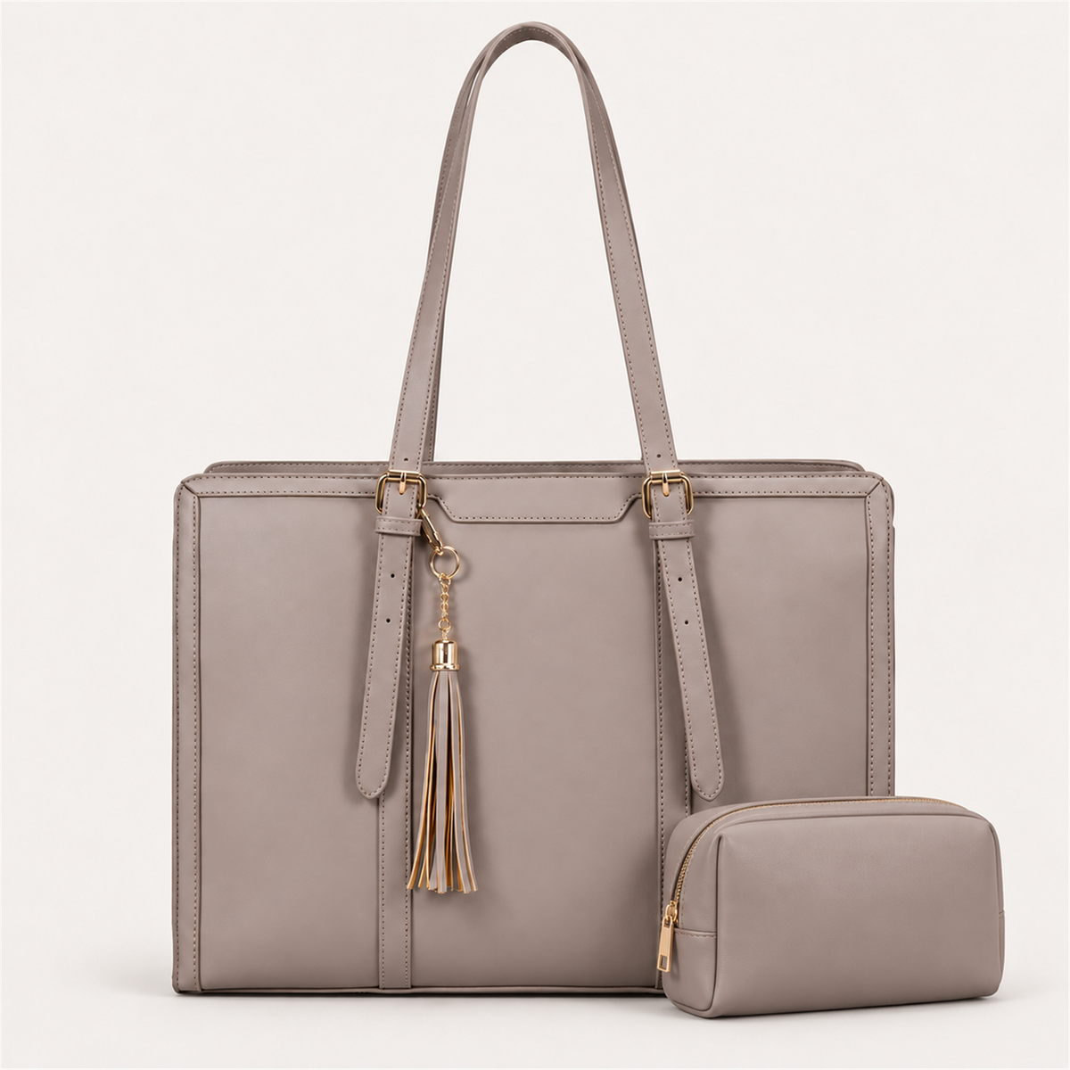 LiviaTote | Elegante laptoptas met bijpassend etui 15.6" 17.3"